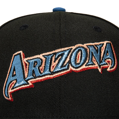 New Era 59Fifty Arizona Diamondbacks 25th Anniversary Patch Word Hat - Black, Indigo, Red
