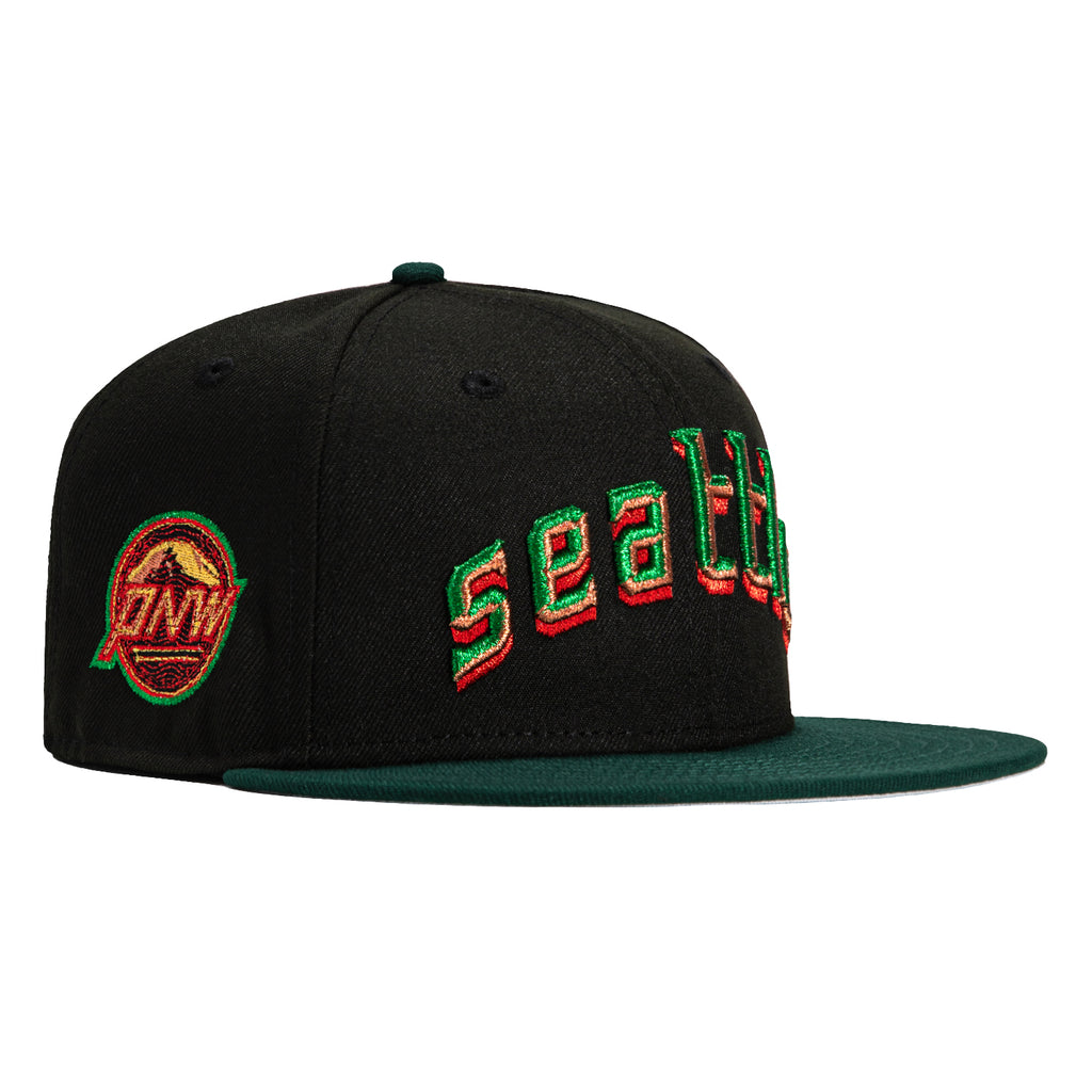 New Era 59Fifty Seattle Mariners City Connect Patch Word Hat Black