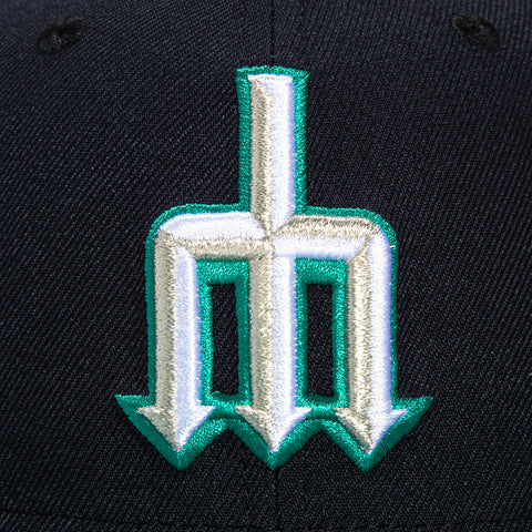 New Era 59Fifty Seattle Mariners City Connect Patch Hat - Navy, Teal