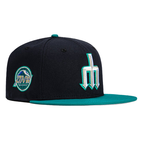 New Era 59Fifty Seattle Mariners City Connect Patch Hat - Navy, Teal