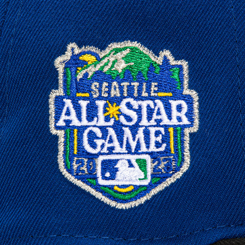 New Era 59Fifty Seattle Mariners 2023 All Star Game Patch City Connect Word Hat - Royal, Black