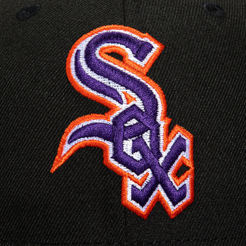 New Era 59Fifty Chicago White Sox 2005 World Series Champions Patch Hat - Black, Purple, Orange