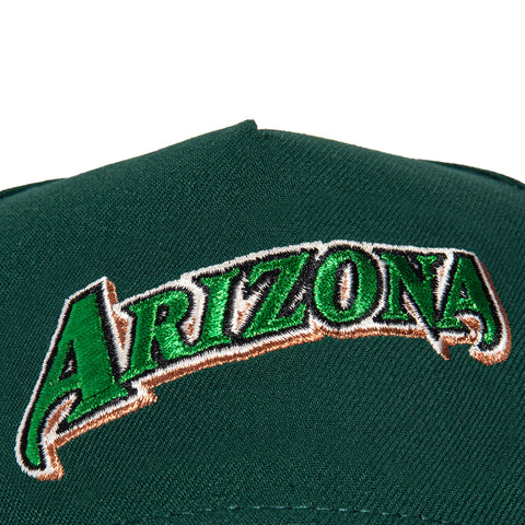 New Era 9Forty A-Frame Arizona Diamondbacks 25th Anniversary Patch Snapback Word Hat - Green, RealTree