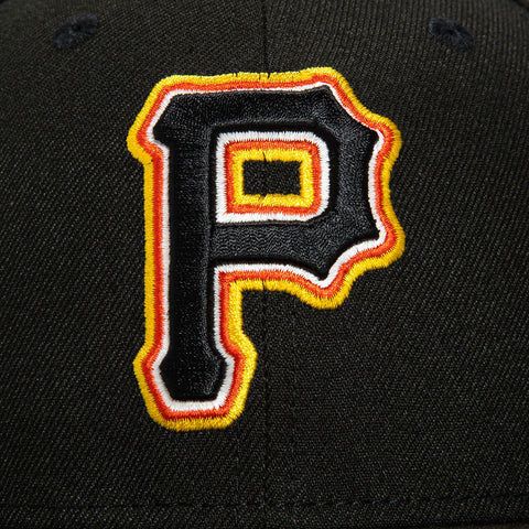 New Era 59Fifty Pittsburgh Pirates Clemente Patch Hat - Black, Orange, Gold