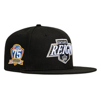 New Era 59Fifty Ontario Reign 75th Anniversary Patch Hat - Black