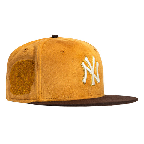 New Era 59Fifty New York Thing New York Yankees Subway Series Patch Hat - Tan, Brown
