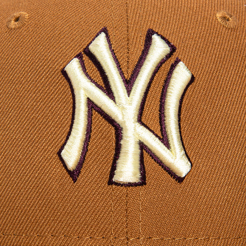 New Era 59Fifty Southwest New York Yankees 1999 World Series Patch Hat - Khaki