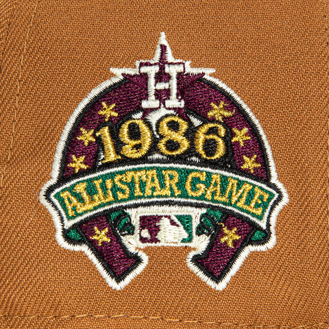 New Era 59Fifty Southwest Houston Astros 1986 All Star Game Patch Hat - Khaki