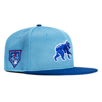 New Era 59Fifty Chicago Cubs 2024 Spring Training Patch Hat - Light Blue, Royal