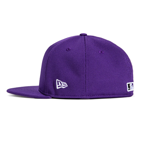 New Era 59Fifty Colorado Rockies 2024 Spring Training Patch Hat - Purple