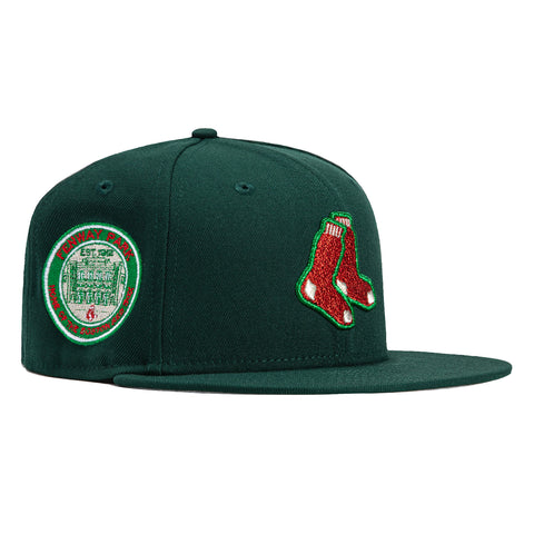 New Era 59Fifty Boston Red Sox Fenway Park Patch Alternate Hat - Green