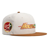 New Era 59Fifty Houston Astros 35 Years Patch Hat - Stone, Brown, Red
