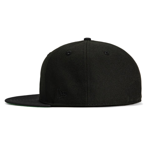 New Era 59Fifty Batty Oakland Athletics Batterman Logo Patch Hat - Black