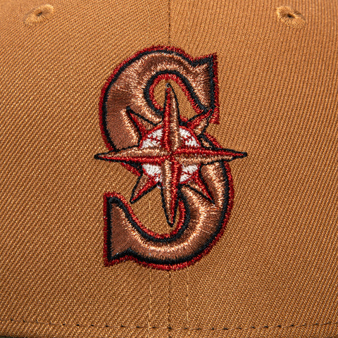 New Era 59Fifty Seattle Mariners 30th Anniversary Patch Hat - Khaki, Green
