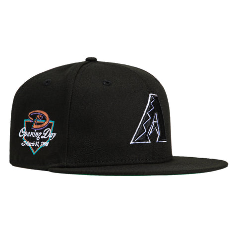 New Era 59Fifty Arizona Diamondbacks Opening Day Patch A Hat - Black