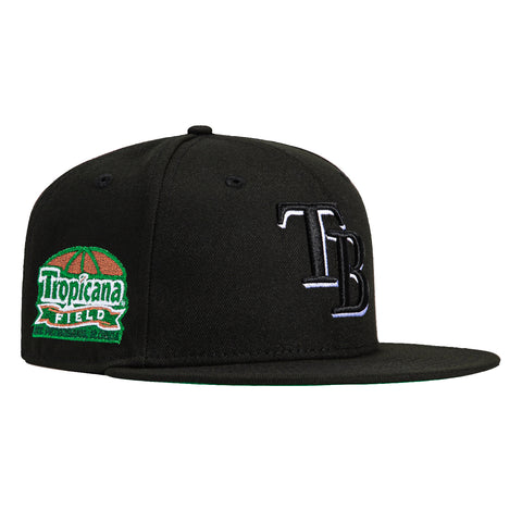 New Era 59Fifty Tampa Bay Rays Tropicana Field Patch Hat - Black