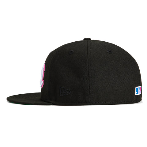 New Era 59Fifty Miami Marlins 30th Anniversary Patch City Connect Script Hat - Black