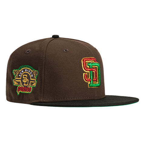 New Era 59Fifty San Diego Padres Stadium Patch Hat - Brown, Black, Green, Red