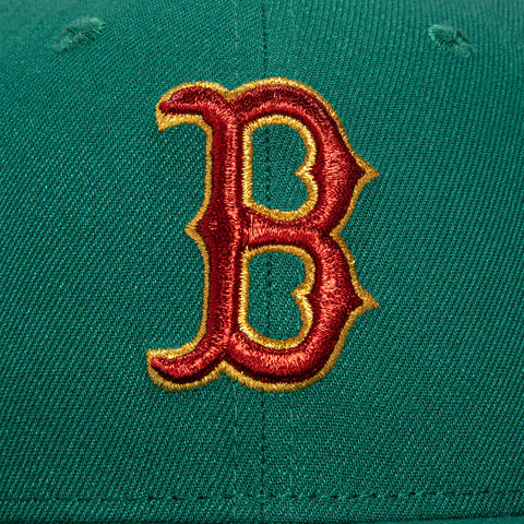 New Era 59Fifty Boston Red Sox Fenway Park Patch Hat - Green