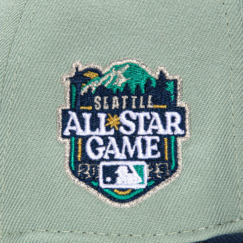 New Era 59Fifty Seattle Mariners 2023 All Star Game Patch Hat - Mint, Navy