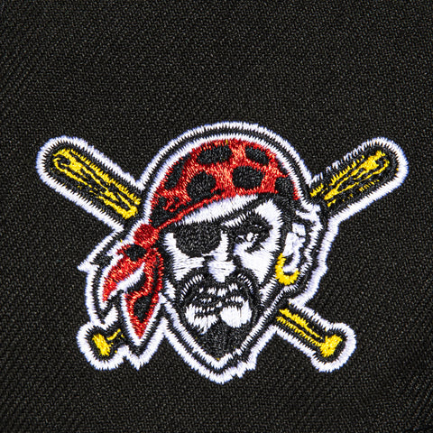 New Era 59Fifty Pittsburgh Pirates Alternate Logo Patch Script Hat - Black, Gold
