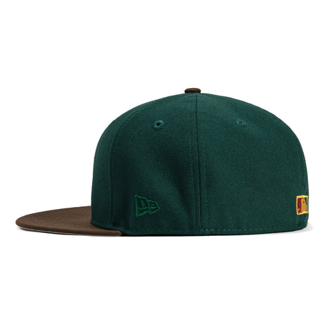 New Era 59Fifty Los Angeles Dodgers 50th Anniversary Stadium Patch Hat - Green, Brown