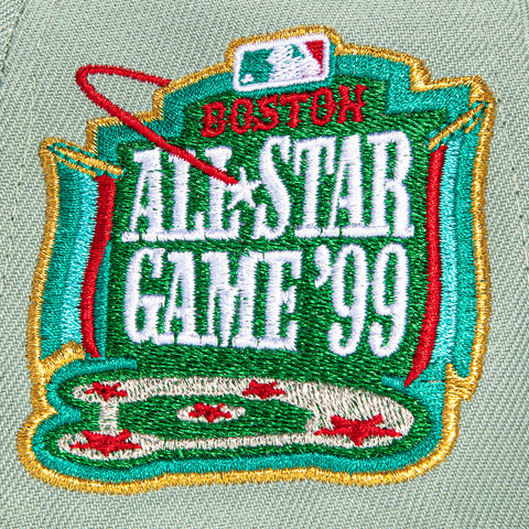 New Era 59Fifty Boston Red Sox 1999 All Star Game Patch Alternate Hat - Light Green, Green, Red, Metallic