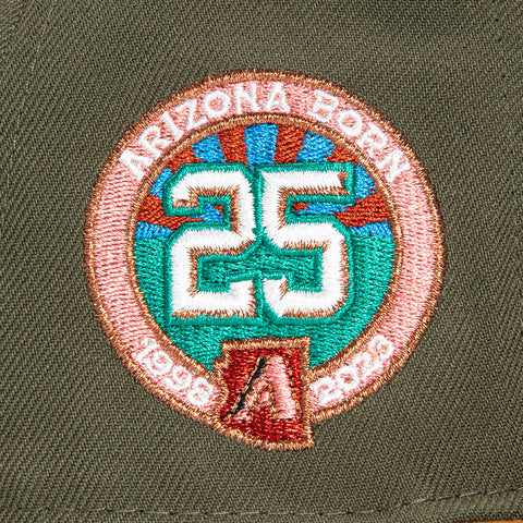 New Era 59Fifty Arizona Diamondbacks 25th Anniversary Patch D Hat - Olive, Khaki
