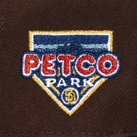 New Era 59Fifty San Diego Padres Petco Park Patch Alternate Rail Hat - Grey, Brown
