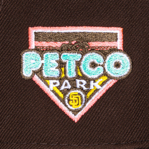 New Era 59Fifty San Diego Padres Petco Park Patch City Connect Word Hat - Brown