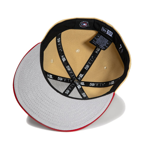 New Era 59Fifty Los Angeles Angels Ohtani Patch Hat - Tan, Red