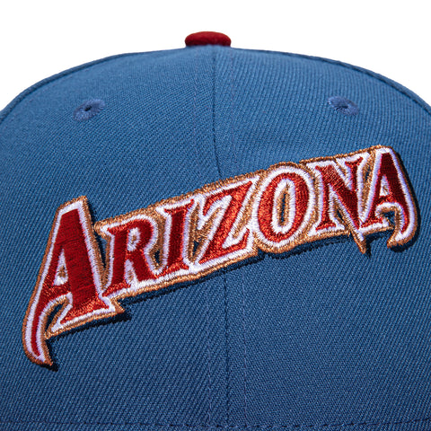 New Era 59Fifty Arizona Diamondbacks Inaugural Patch Word Hat - Indigo, Sedona Red