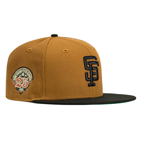 New Era 59Fifty Old Gold San Francisco Giants 25th Anniversary Patch Hat - Gold, Black