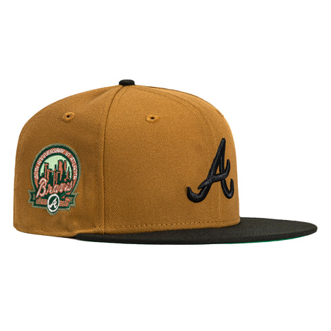 New Era 59Fifty Old Gold Atlanta Braves 40th Anniversary Patch Hat - Gold, Black
