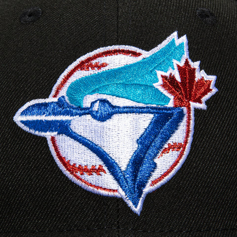New Era 59Fifty Black Dome Toronto Blue Jays 40th Anniversary Patch Alternate Hat - Black