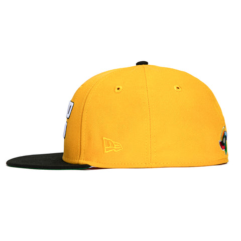 New Era 59Fifty Puerto Rico World Baseball Classic Word Hat - Gold, Black