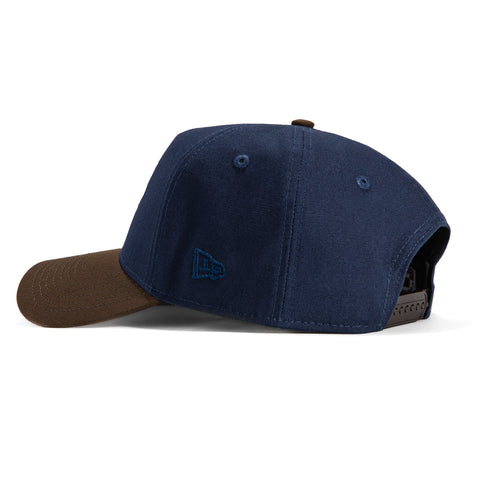 New Era 9Forty A-Frame San Francisco Giants Tell It Goodbye Patch Snapback Hat - Navy, Brown