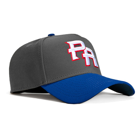 New Era 9Forty Puerto Rico World Baseball Classic Velcro Hat - Graphite, Royal