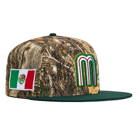 New Era 59Fifty Mexico World Baseball Classic Hat - RealTree, Green