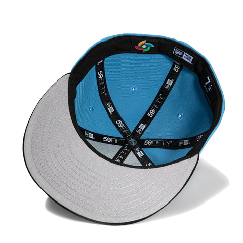 New Era 59Fifty Mexico World Baseball Classic Hat - Light Blue, Black