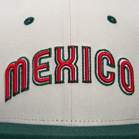 New Era 59Fifty Mexico World Baseball Classic Jersey Hat - Stone, Green, Red
