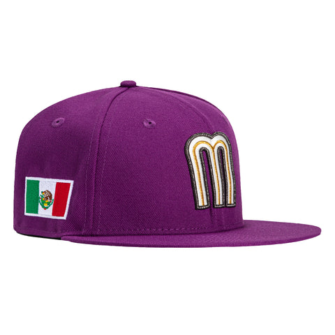 New Era 59Fifty Mexico World Baseball Classic Hat - Purple