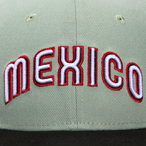 New Era 59Fifty Mexico World Baseball Classic Jersey Hat - Mint, Black
