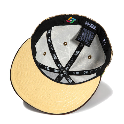 New Era 59Fifty Mexico World Baseball Classic Jersey Hat - RealTree, Brown