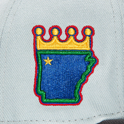 New Era 59Fifty Northwest Arkansas Naturals Logo Patch Hat - Grey, Graphite