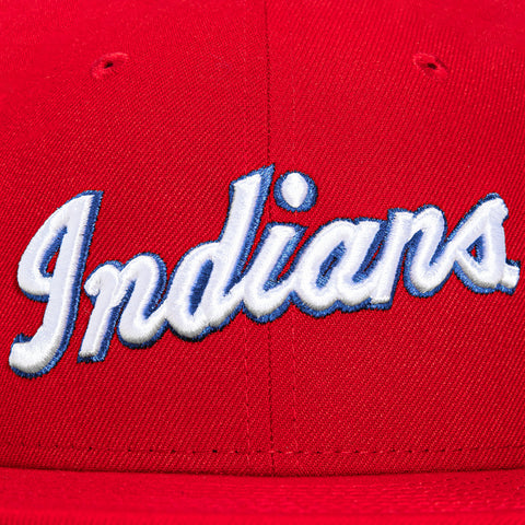 New Era 59Fifty Indianapolis Indians Logo Patch Script Hat - Red