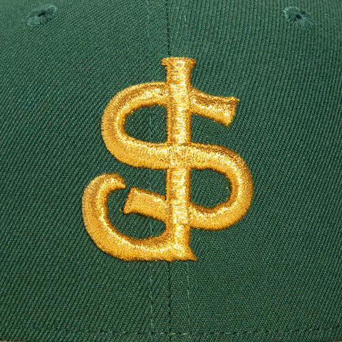 New Era 59Fifty San Jose Giants 30th Anniversary Patch Hat - Green, Tan