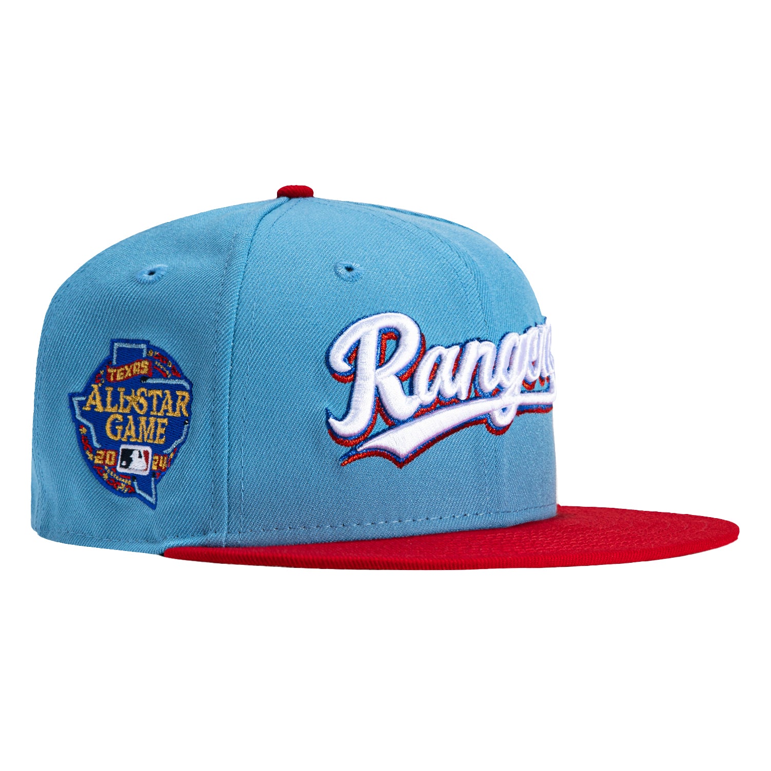 New Era 59Fifty Texas Rangers 2024 All Star Game Patch Script Hat - Li ...