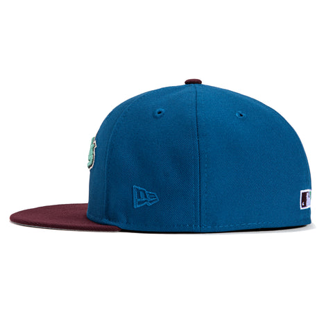 New Era 59Fifty Los Angeles Dodgers 40th Anniversary Patch Hat - Indigo, Maroon