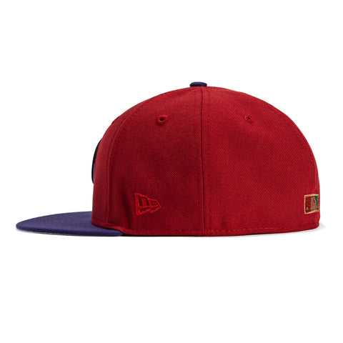 New Era 59Fifty Arizona Diamondbacks Inaugural Patch D Hat - Sedona Red, Purple